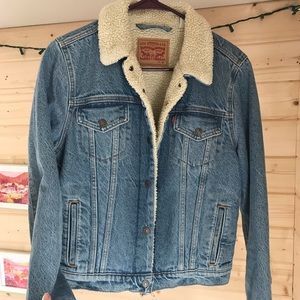Levi’s, Medium sherpa jean jacket